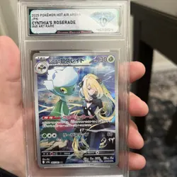 Pokemon TCG Cynthia's Roserade #65/63 Art Rare Holo Heat Wave Arena JP DGS 10 GM - Image 1