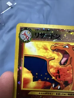 Pokemon Japanese Neo Premium File Charizard Holo Foil Rare #006 - Image 2
