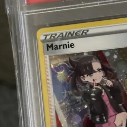 PSA 10 2021 POKEMON SWSH BLACK STAR PROMO #120 MARNIE-HOLO SWIRL - Image 2