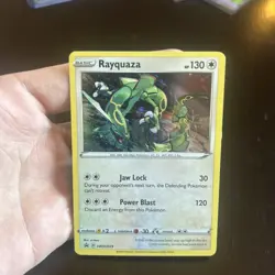 2X POKEMON RAYQUAZA SWSH029 SWORD & SHIELD BLACK STAR PROMOS HOLO NM - Image 4