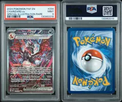 2024 POKEMON PAF EN-PALDEAN FATES SPECIAL ILLUSTRATION RARE CHARIZARD EX PSA 9 - Image 2