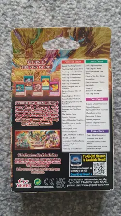 YuGiOh TCG: Fire Kings Revamped Structure Deck : 1st Edition : New and Sealed - Image 2