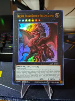 Yugioh Disaster, Dragon Ruler of All Apocalypses ALIN-EN049 Ultra Rare Near Mint - Image 1