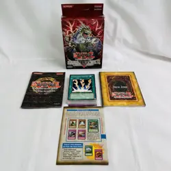 Yu Gi Oh Structure Deck Dinosaurs Rage 1st Ed Incomplete Foil Card + One Missing - Image 1