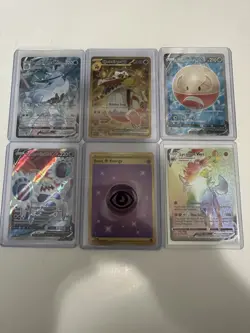 Pokemon TCG Lot of 6 Rare Near Mint Condition Cards No Duplicates - Image 1