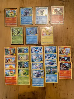 Pokemon Mcdonalds 25th Anniversary Cards 2021 Holos Pikachu 25 Lot Of 26 Cards - Image 1
