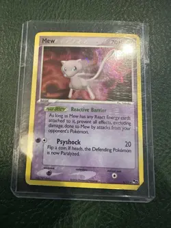 Mew Holo (004/017) POP Series 4 Rare Pokemon Card VG Condition - Image 1