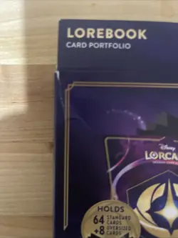 Disney Lorcana Lorebook Card Portfolio Malificent and Stitch - Image 3
