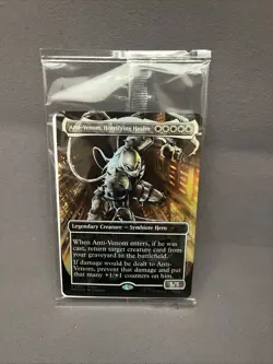 Magic The Gathering x Marvel Legends Agent Anti-Venom Foil Promo Card SEALED - Image 1