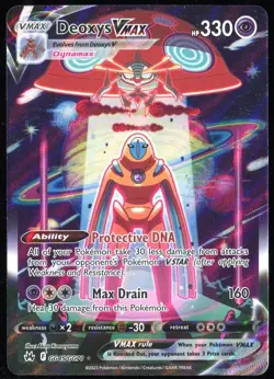 Deoxys VMAX Pokemon Card GG45 Crown Zenith 2023 Alternate Art Near Mint - Image 1