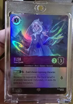 Elsa Snow Queen Epic Fabled Disney Lorcana Card Mint - Image 1