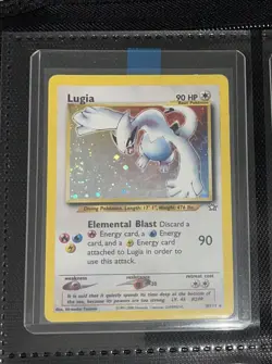 Lugia Holo 9/111 Neo Genesis 2000 WOTC-ENG-Vintage Pokemon Card SWIRL - Image 2