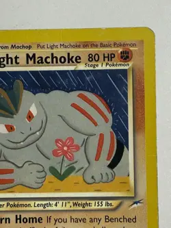 HP Light Machoke 49/105 Neo Destiny Regular Pokemon card English - Image 5