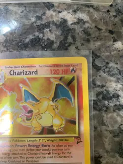 Pokemon TCG Charizard 2000 Base Set 2 Holo Unlimited Rare Card 4/130 - Image 5