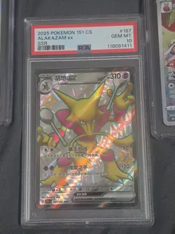 !Graded Mint 10! Japanese Assortment Pokemon Cards Full Art Alakazam Leafeon - Image 2