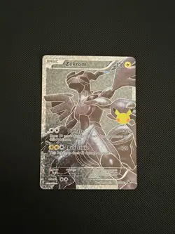 Pokemon TCG Zekrom Holo Rare Card 25th Anniversary Celebrations 114/114 - Image 1