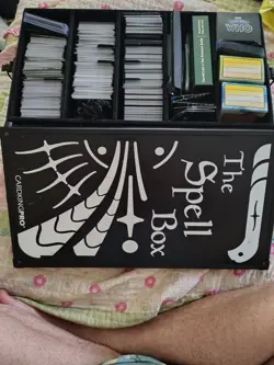 Magic the Gathering lot cards and case - Image 1