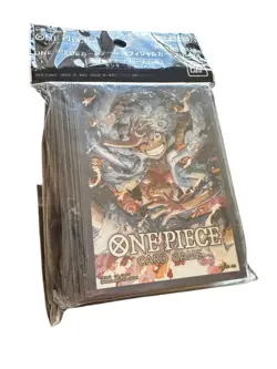 One Piece Card Game Sleeves Gear 5 Luffy 70ct Bandai Japan Official Sealed RARE - Image 2