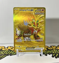 Gouging Fire ex 214/162 Temporal Forces Hyper Rare Pokemon Card Mint - Image 1