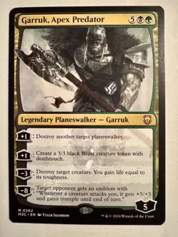 MTG - Garruk, Apex Predator - Commander: Modern Horizons 3 - Near Mint - Image 1