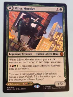 1x Miles Morales - Marvel's Spider-Man - Regular - Mythic - Pack Fresh - Image 1