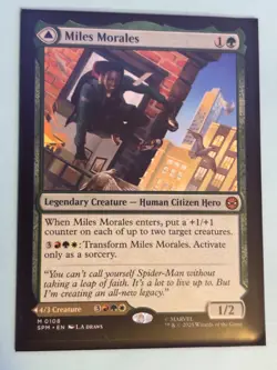 1x Miles Morales - Marvel's Spider-Man - Regular - Mythic - Pack Fresh - Image 4