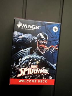 MAGIC THE GATHERING NYCC 2025 MARVEL SPIDER-MAN WELCOME DECK NEW VENOM - Image 1