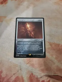 Sword Of Light And Shadow Foil Etched Universes Beyond Assassin's Creed MTG NM - Image 1