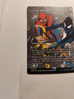 Borderless Leyline Binding MTG Marvel's Spider-Man Magic the Gathering 0002 Reg - Image 2