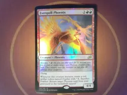Foil Everquill Phoenix - Ikoria - Magic the Gathering mtg tracked - Image 1