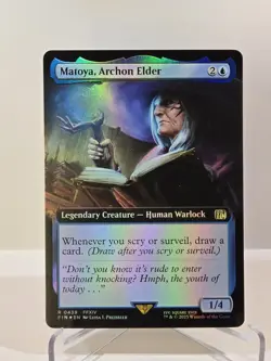 MTG Matoya, Archon Elder (Extended Art) (Foil) Final Fantasy Magic The Gathering - Image 1