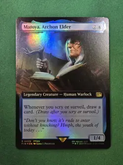 MTG Matoya, Archon Elder (Extended Art) (Foil) Final Fantasy Magic The Gathering - Image 3
