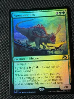 x1 Agonasaur Rex - Foil R MTG Aetherdrift M/NM, English - Image 1