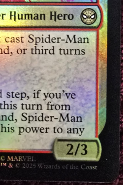 Spider-Man 2099 Magic The Gathering Spider-Man Rare Foil #150 MINT - Image 4
