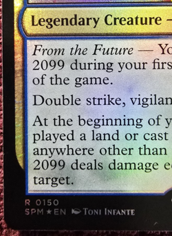 Spider-Man 2099 Magic The Gathering Spider-Man Rare Foil #150 MINT - Image 5