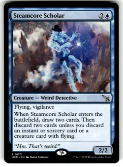Steamcore Scholar Murders at Karlov Manor Regular MTG - Image 1