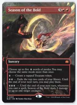 Season of the Bold (Borderless) M Bloomburrow 285 NM - Image 1