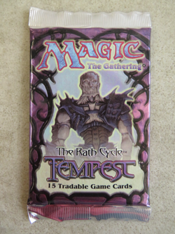 Sealed 1997 Magic The Gathering MTG The Rath Cycle Tempest Booster Pack - Image 1