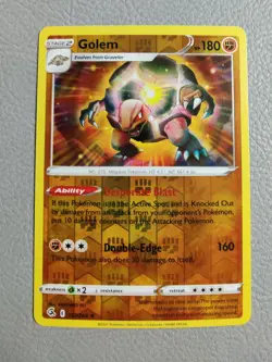 Golem Reverse Holo | NM/M | SWSH Fusion Strike 137/264 | Pokemon - Image 1