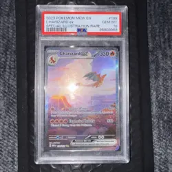 Pokemon Charizard EX 151 Special Illustration Rare Sir 199/165 PSA 10 Gem Mint - Image 1