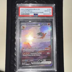 Pokemon Charizard EX 151 Special Illustration Rare Sir 199/165 PSA 10 Gem Mint - Image 2