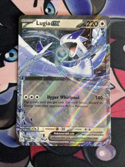 Lugia ex 82/131 Ultra Rare Pokemon Scarlet & Violet Prismatic Evolutions - NM/M - Image 1