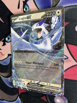 Lugia ex 82/131 Ultra Rare Pokemon Scarlet & Violet Prismatic Evolutions - NM/M - Image 3