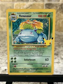 Pokemon TCG ~ Venusaur Holo [Celebrations: Classic Collection 15/102] NM - Image 3