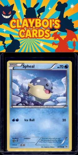 Spheal XY - Flashfire Pokemon 24/106 Common - Image 1