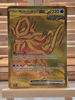 Walking Wake EX 178/131 Gold Secret Rare - Pokemon TCG Prismatic Evolutions NM - Image 1