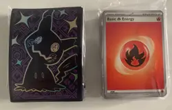 Pokemon TCG Paldean Fates Sleeves Dice Dividers Counters Energy Sealed Bundle - Image 2