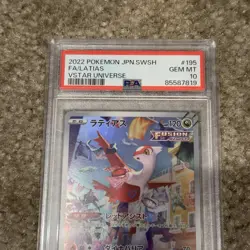2022 Pokemon Japanese VSTAR Universe Latias 195/172 Full Art AR PSA 10 GEM MINT - Image 2