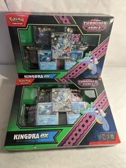 Lot Of 2 - Pokemon Shrouded Fable Special Collection - Kingdra EX Box - Image 1