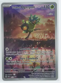 2024 Pokemon Scarlet & Violet Promos Teal Mask Ogerpon #123 - Image 1